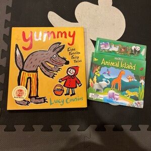 Yummy Fairy Tales Book and Magnetic Animal Island Set